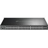 TP-Link Omada SG3452P switch di rete Gestito L2/L3 Gigabit Ethernet (10/100/1000) Supporto Power over (PoE) 1U Nero [TL-SG3452P]