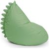 DS Produkte LUMALAND Pouf per bambini Animal Line Monster - Verde pastello