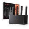 Tenda Router Wi-Fi 7 RE6L Pro (BE5100, dual-band, 4323 Mbit/s a 5 GHz, 688 Mbit/s a 2,4 GHz), antenne verticali, Wi-Fi+, 1 porta WAN/LAN da 2,5 Gbps + 3 porte Gigabit, MLO, 4K-QAM, NFC, VPN, WPA3, gaming VR/AR e streaming 8K
