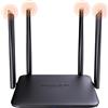 Wavlink Router Wi-Fi 7 WAVLINK BE5100, router WLAN dual-band, supporta 2,5G WAN, 4 Gigabit LAN, compatibile con WPA2/WPA3, rete guest, controllo parentale, QoS, MU-MIMO, IPv6 e VPN avanzata per la casa