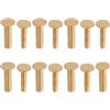 Generico Rivetti e Viti per Manici Coltelli in Rame 1,2 MM Set da 7 Paia Strumento Fai da Te per Riparazione Manico Coltello da Cucina Perni Metallici Robusti