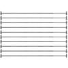InkVision Barra di Sicurezza Antiscasso Telescopica 70-120 cm Ø20 mm - Confezione da 10 Pezzi