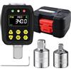 Uharbour Adattatore dinamometrico digitale 1/2 pollici 17-340 Nm, chiave dinamometrica con display LCD, modalità PEAK/TRACK, cicalino e indicatore LED, precisione ±2%