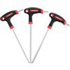 KEWAYO Set di 3 chiavi con impugnatura a T, set di cacciaviti metrici, 4-6 mm, chiave a brugola con testa a sfera, chiave esagonale per bicicletta, impugnatura a T