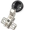 Aprilsunnyzone Confezione da 2 cerniere per porte con coperchio per armadi in vetro e guardaroba, diametro tazza 35 mm, spessore vetro 4-8 mm, acciaio laminato a freddo