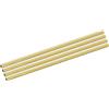 METALLIXITY 4pz Ottone Tubo 3mm OD x 0.5mm Parete T x 100mm L Dritti Tubi | per Casa Arredamento Macchine, Fai-da-te Artigianato