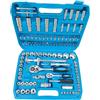Generico Valigia Kit Set 108 Pezzi Chiavi a Bussola TORX Esagonali Vanadium con Cricchetto Chiave Valigetta
