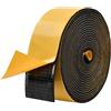 Zayejod Nastro Autoadesivo Schiuma,50mm Larghezza 3mm Spessore Strisce in Neoprene Schiuma Guarnizione in Gomma Isolante Anti-vibrazione Anti-collisione Insonorizzata Protezione per Mobili Auto, 20M