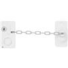 HanOaki Serratura di sicurezza per ingresso porta con allarme da 120 dB per la sicurezza dei bambini, catena in metallo ricaricabile USB per porte d'ingresso di casa (bianco)