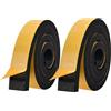 Zayejod 2 rotoli × 2,5 m di nastro in schiuma 50 mm di larghezza x 20 mm di spessore, nastro autoadesivo in neoprene resistente alle intemperie, guarnizione in gomma, anti-vibrazione, anti-collisione