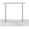 Tubiaz Ringhiera con corrimano in acciaio inox ringhiera senza traverse per balcone, scale interne ed esterne (100 cm)