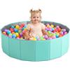 XEERUN Pozzo per palline, 80 cm, pieghevole, per bambini, palline, palle, palle, palle, piscina, per bambini, ragazzi, ragazze, cani, animali domestici, per interni ed esterni, blu
