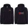 JHK Felpa OSS donna personalizzata con cappuccio e zip