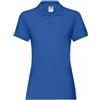 FRUIT OF THE LOOM Polo donna Premium Lady Blu Royal