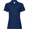 FRUIT OF THE LOOM Polo donna Premium Lady Blu Navy
