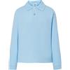 JHK Polo Bambino Sky Blu Manica Lunga