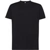 JHK T-shirt nera 100% cotone Super-T JHK