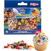 dekora - Zuccherini decorativi per dolci Mix Paw Patrol, Sprinkles per torte e cupcake, Codette colorate di zucchero, Decorazioni commestibili per torte di compleanno per bambini, Senza glutine 70g