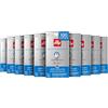 illy, Caffè in Capsule Compatibili in Alluminio DECAFFEINATO, 100% Arabica con Note di Caramello, Cioccolato e Pan Tostato, Senza Caffeina, Gusto Equilibrato, 10 Confezioni da 10 Capsule (100 Totali)