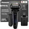 Panasonic Series 900 ES-LV9U 5-Lama Rasoio Elettrico Per Gli Uomini Con Pulizia Automatica, Sensore Di Barba Reattivo E Supporto Di Ricarica, Bagnato E Asciutto Rasoio Cordless
