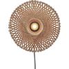 GOOD & MOJO - Applique con presa Kalimantan - Beige - Bambù intrecciato