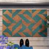 Wecon Home WECONhome Mainstage Zerbino tessuto, 45 x 75 cm, naturale | zerbino elegante in cocco per interni e zone di passaggio