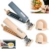 TCETCY 2 Pz Pinze da Cucina con 2 Presine Silicone da Cucina, 21 cm | Pinza per Piastre, Pinze per Friggitrice ad Aria, Pinza per Pentole Calde, Pinze per Anti-Scottatura, per Cottura, Barbecue