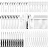 Joyfair - Set di posate in acciaio inox, 72 pezzi, con coltello da bistecca, set di posate per 12 persone con forchetta, cucchiaio, elegante set di posate da tavola per famiglia/ristorante/bistro