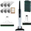 DG Service VORWERK FOLLETTO VK7s ORIGINALE NUOVO - Aspirapolvere SENZA FILI con Spazzola, Batteria, Caricabatteria, 6 Sacchetti, 6 Dovina (Dotazione Completa + EB7 + SP7 + Sacca Accessori)