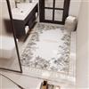 Hixingo Tappetino Bagno Antiscivolo Rettangolare Grande Minimalista Chic Tappeto da Bagno in Diatomite Morbido Assorbent Asciugatura Rapida per Cucina, Doccia e Ingresso (Floreale,50x120cm)