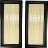 vhbw set da 2x filtro compatibile con Protool Festool VCP 300 E-L, 300 E-M aspirapolvere - Filtro principale a lamelle