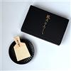 長次郎 Grattugia tradizionale giapponese per Wasabi e Zenzero con Made in Japan di piccole dimensioni (con piatto piccolo Minoyaki, nero)