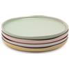 Jamie Oliver Big Love Little - Set di 4 piatti in gres porcellanato, 19 cm, perfetti per snack, tapas e antipasti, stoviglie, lavastoviglie, forno a microonde, in confezione regalo