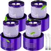 MOYKSRR 4 Pezzi Filtro per V10, Filtri di Ricambio per V10 SV12 Cyclone Animal Absolute Aspirapolvere, Lavabile Motorhead, Kit Filtri per Aspirapolvere con Spazzola, Sostituisci # 969082-01