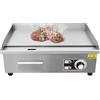 panfudongk Piastra elettrica per ristorante, 3000 W, con regolazione della temperatura 50-300 °C, 55 x 300 cm, piastra da 0,5 l, contenitore per olio per carne, verdure, pancake (A)