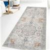 Famibay Passatoia per corridoio, extra arancione, 50 x 150 cm, lavabile, antiscivolo, per corridoio, vintage, bohémien, tappeto da cucina per ingresso, scale, corridoio, camera da letto