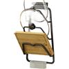 Melbolda Scaffale verticale per coperchio pentola, senza trapano, organizer da cucina con ventosa, supporto salvaspazio per sotto il lavandino, ripiano antiscivolo a U per accessori camper (nero)