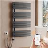 S'AFIELINA Scaldasalviette Elettrico Bagno WiFi 1041x600mm 600W, Antracite
