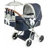 DE CUEVAS TOYS Carrozzina per Bambole Vintage Pieghevole con Ombrello DeCuevas Toys 85044