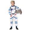 Spooktacular Creations Halloween Costume da astronauta bianco unisex bambino, tuta da pilota NASA con elmetto, 3T-L(3-12 anni).