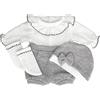 ZWOOS Vestiti per Bambole per New Born Baby Doll, Abitini Lana con Cappello e Calzini per Bambolotti 35-43 cm