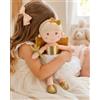 Sweety Toys 11742 - Bambola di peluche con fatina principessa, 30 cm, colore: Oro