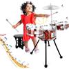 Shayson Batteria per Bambini, Batteria Musicale Junior Drum Set 3 4 5 6+ anni
