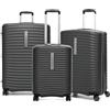 MODO by Roncato Roncato Set 3 Trolley G+m+c 4 W Vega Valigia, 78 cm, 123 liters, Grigio (Gris)