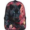 kaiyun Leopardo Borsa Da Scuola Occhi azzurri Stampato in 3D Zainetto Sacchetti Di Scuola Bambino Zaino Per Ragazzi Ragazze Zaini 16 inch