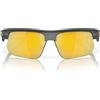 Oakley Occhiali da Sole OO9400 940012 Bisphaera Carbonio Opaco/Prizm 24k Unisex Polarizzati 68/6/136