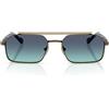 Vogue Occhiali da Sole VO4356S 51374S Oro Antico/Azzurro Sfumato Blu Uomo 57/18/145