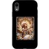 Catholiccore Catholic Core Aesthetic Got Custodia per iPhone XR Batterista Batteria Batteria Coquette Catholic Sacred Vintage Roses