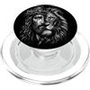 Studio Tipografico Forza Divina Maglietta Gesù Leone Fede Design Cristiano PopSockets PopGrip per MagSafe