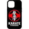 Japanese Karate Martial Arts Training Gr Custodia per iPhone 12 Pro Max Karate Kyokushin Arti Marziali Giapponesi Simbolo Kanji Giappone